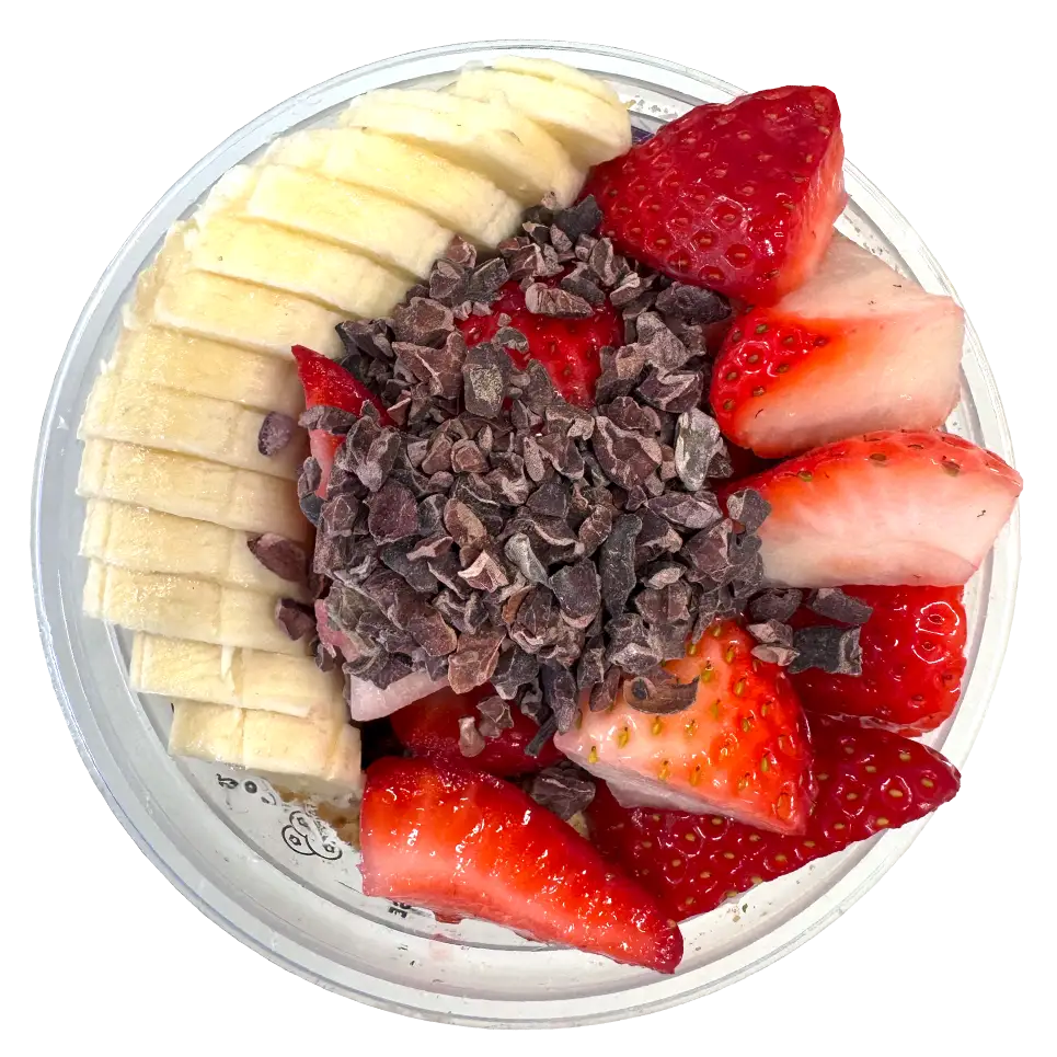 The Coconutty Bowl from Buoy Bowls with coconut and açaí base