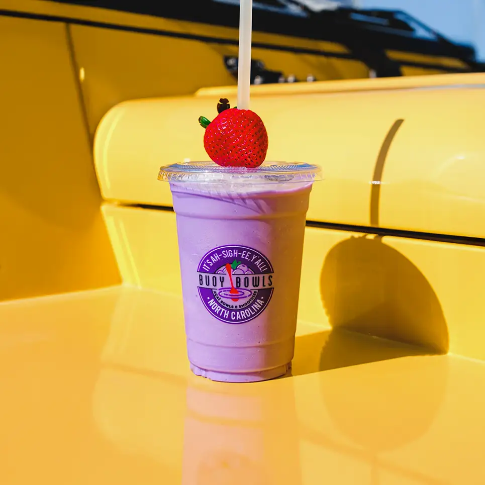 The Tropical Ube Smoothie from Buoy Bowls