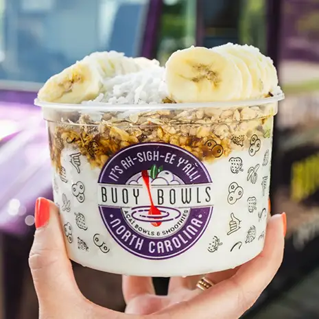 Buoy Bowls Coconut Blend Bowl Menu