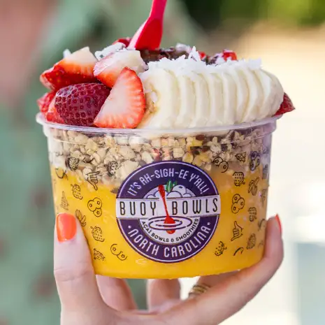 Buoy Bowls Mango Blend Bowl Menu