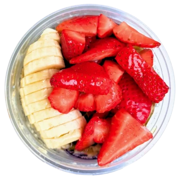 Oatmeal Bowl Number 4 - Oatmeal, Bananas, Strawberries, & Organic Honey